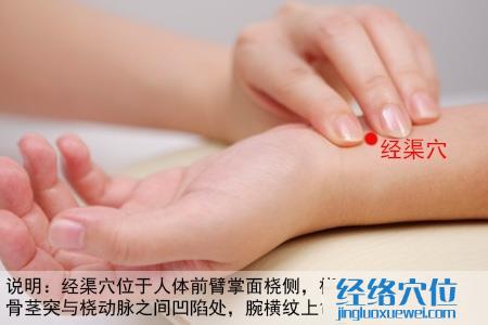 經渠穴位位置圖