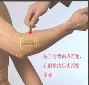 手三里穴位位置圖 手三里穴位位置圖