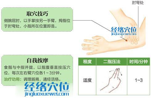 高清圖解下廉穴的準(zhǔn)確位置圖