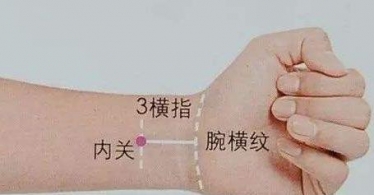 內關穴的準確位置圖和作用