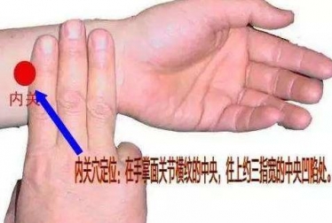 內關穴的準確位置圖和作用