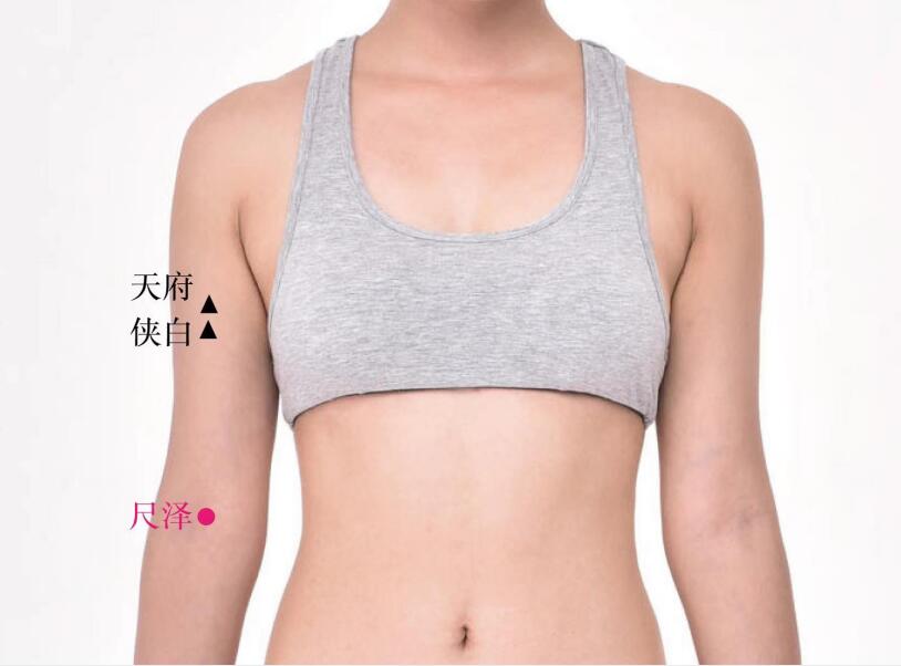 尺澤的準(zhǔn)確位置圖及功效視頻位位置圖