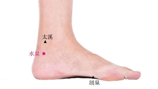 水泉的準(zhǔn)確位置圖及功效視頻位位置圖