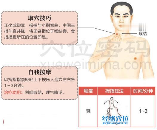 人迎穴的位置