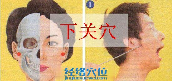 下關穴的準確位置圖