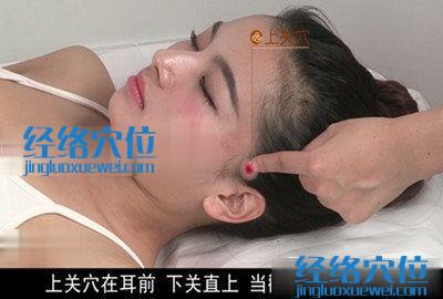上關穴位位置圖