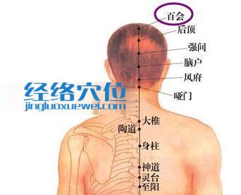 百會穴的位置圖