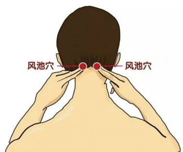 風池的準確位置圖和作用位位置圖