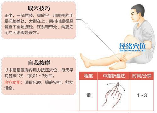 圖解解溪穴的準確位置圖