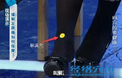 解溪穴的準確位置圖