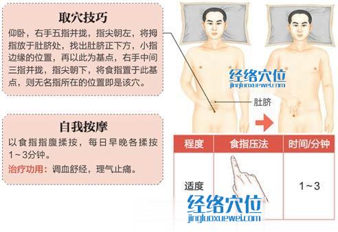 氣沖穴的準確位置圖