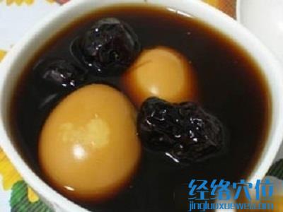 益母草雞蛋湯